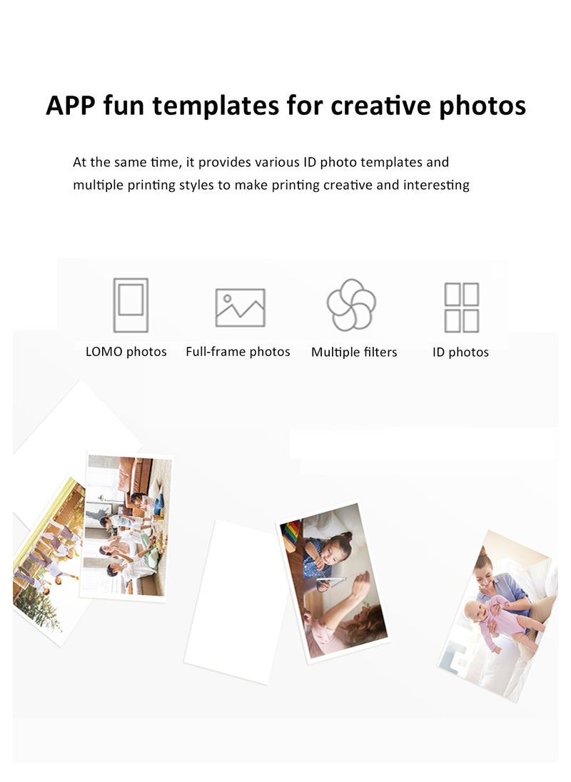 OTTAL - OTTAL Original HPRT MT53 Mini Photo Printer ZINK Inkless Technology Multifunction AR Video Printing Bluetooth Portable Pocket Picture - Image 1