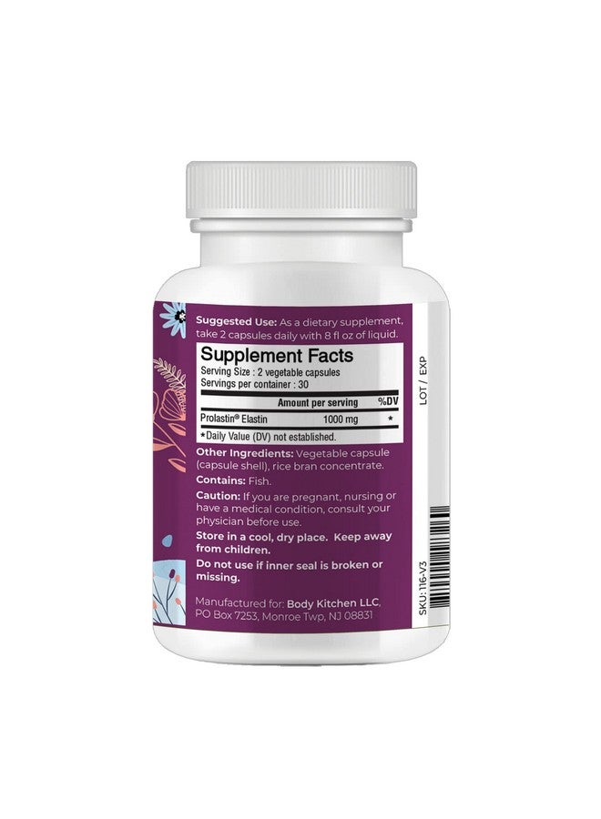 Body Kitchen بودرة الكولاجين المتقدمة من بادي كيتشن لجمال الشباب مع ريسفيراترول وحمض الهيالورونيك 10 أونصات وبرو-إيلاستين، عدد 60 - Image 5