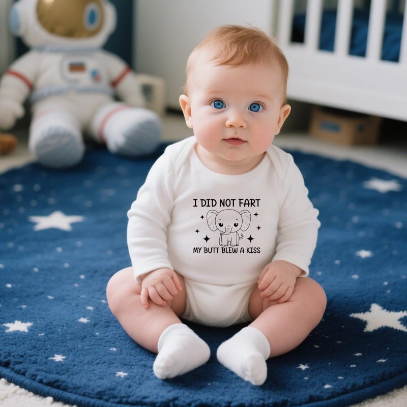 Shejdgart Dtf Transfers Ready to Press - 30 Pcs Baby Shower Iron on Patches for Bibs Baby Bodysuit, Black Funny Quotes Iron on Stickers Cute Heat Transfer Vinyl Decals for DIY Fabric Clothes Decor - Image 4