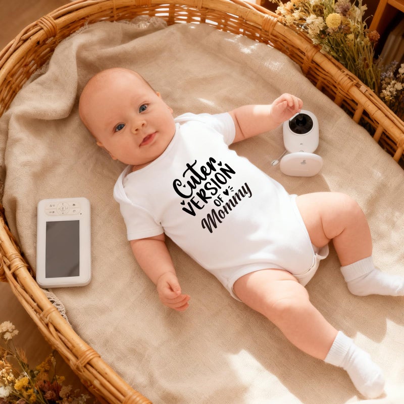 Shejdgart Dtf Transfers Ready to Press - 30 Pcs Baby Shower Iron on Patches for Bibs Baby Bodysuit, Black Funny Quotes Iron on Stickers Cute Heat Transfer Vinyl Decals for DIY Fabric Clothes Decor - Image 3