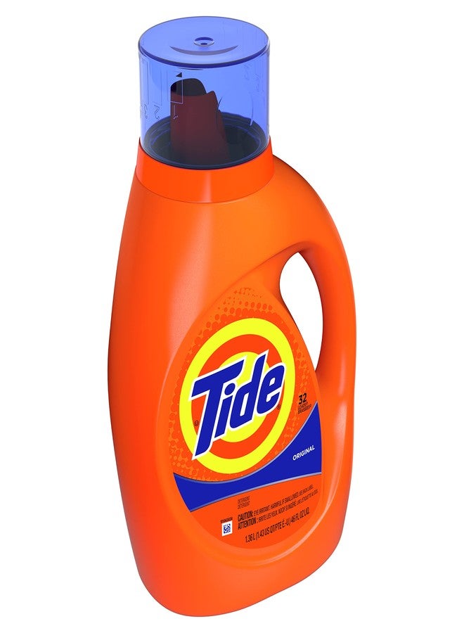 Tide Liquid Laundry Detergent, Original, 32 Loads, 46 Fl Oz - Image 5