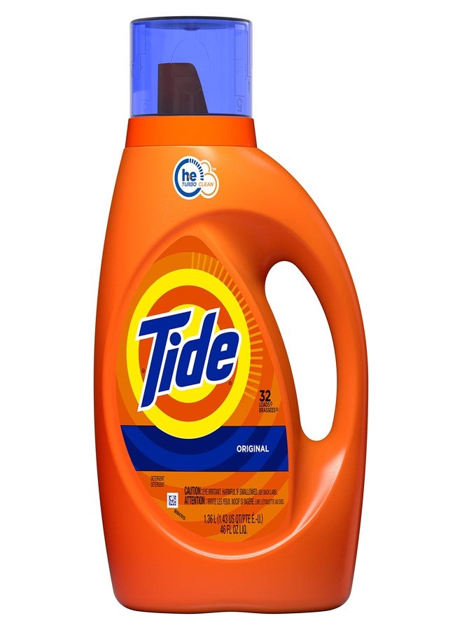 Tide Liquid Laundry Detergent, Original, 32 Loads, 46 Fl Oz - Image 1