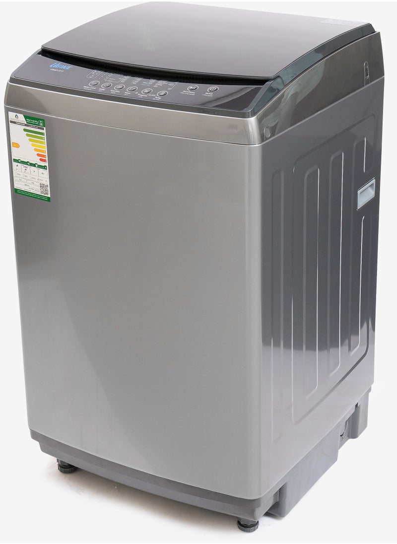 UGINE - Ugine Top Load Automatic Washing Machine, 10 KG, Silver - UWMTLN10S - Image 1