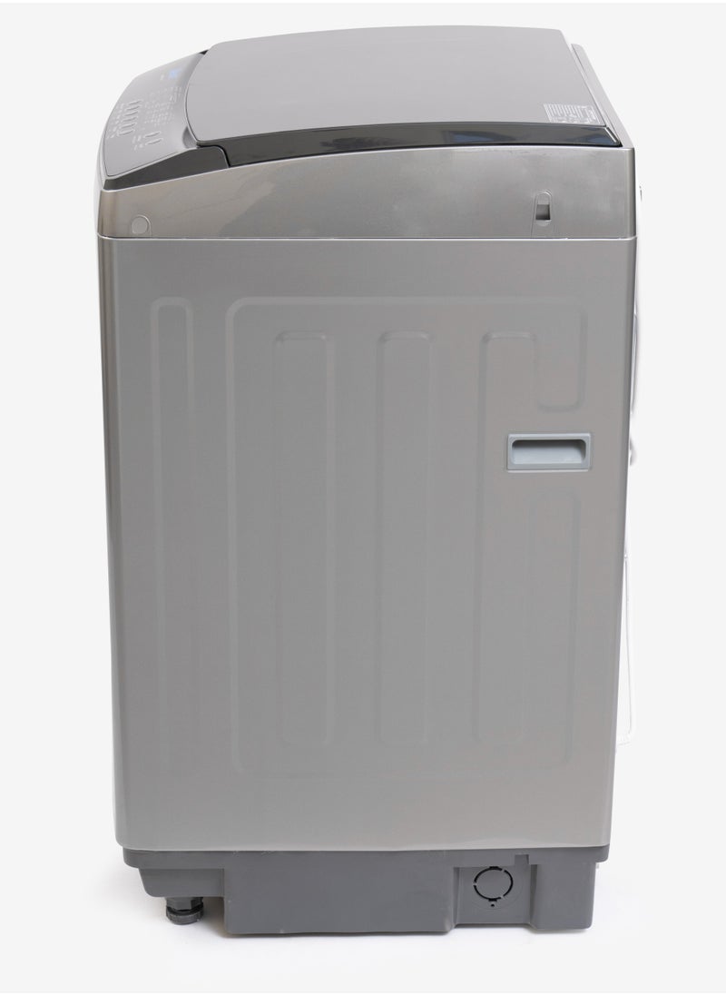 UGINE - Ugine Top Load Automatic Washing Machine, 10 KG, Silver - UWMTLN10S - Image 1
