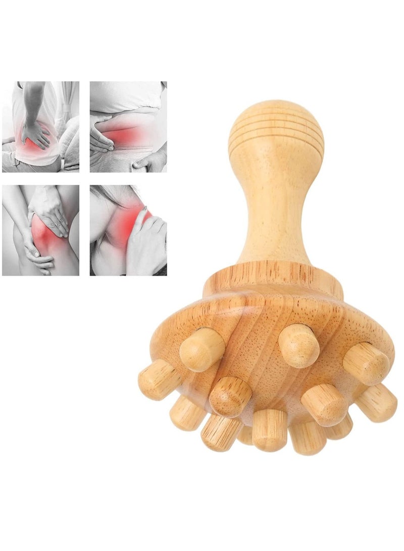 Loquat Octopus Wood Massage Tools, Body Sculpting Handheld Body Massager for Maderotherapy and Lymphatic Drainage for Eliminating Cellulite - Image 3