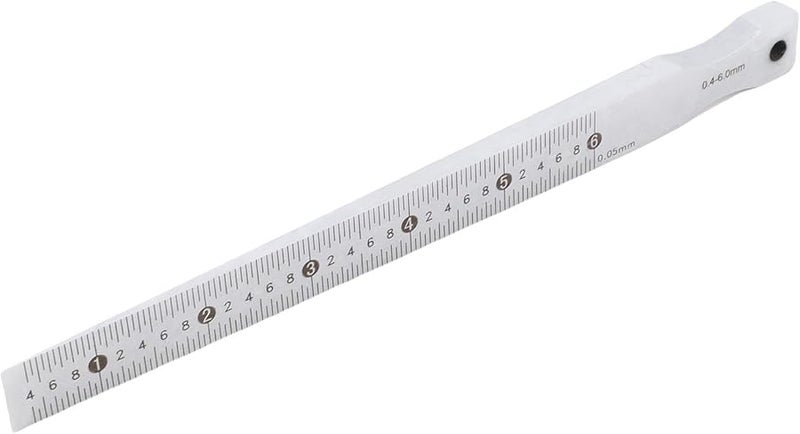 Stainless Steel Taper Gauge 0 4 6mm Hardened Engraved Scale Width Measuring Tool - Image 4