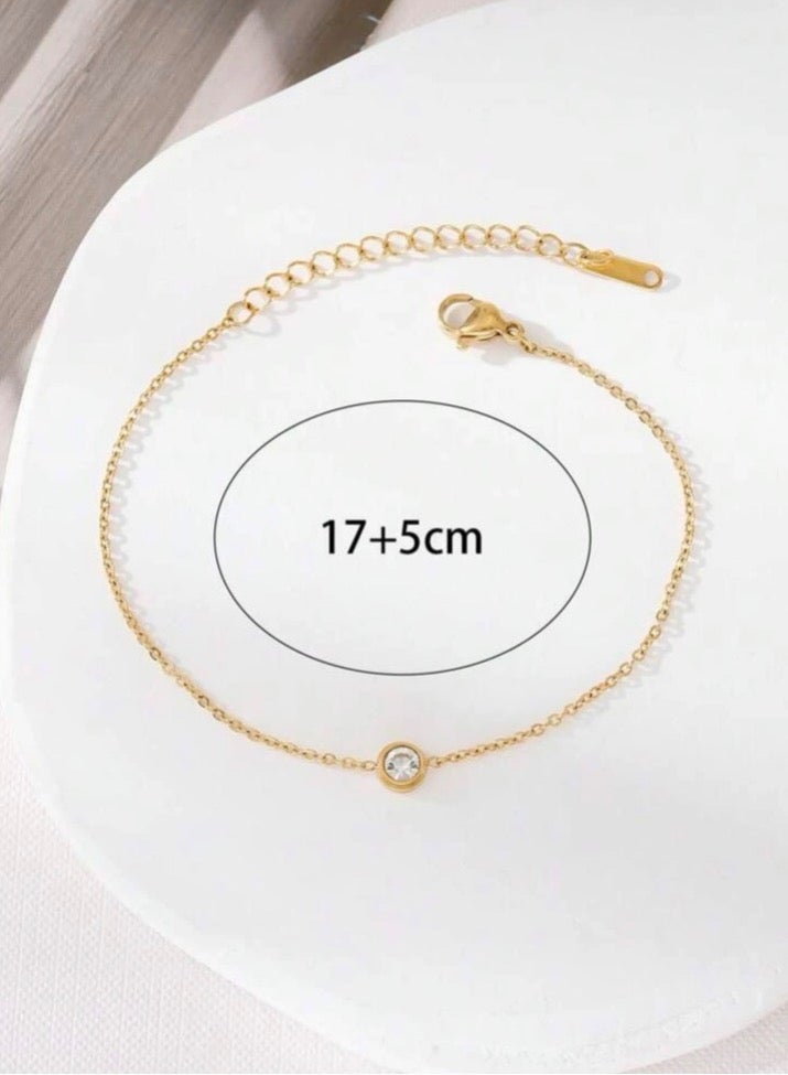 JewelryPalace 18k Gold Plated Stainless Steel Bracelet For Women - Image 4