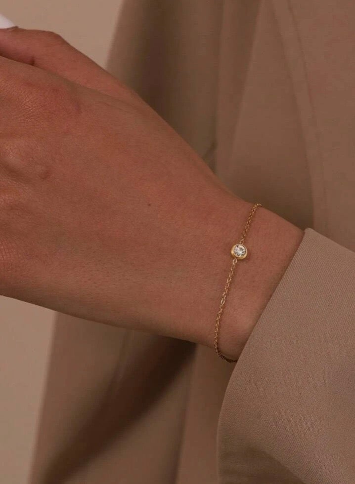 JewelryPalace 18k Gold Plated Stainless Steel Bracelet For Women - Image 1