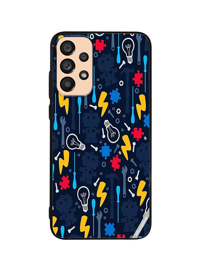 VR CREATIVE Protective Case Cover For Samsung Galaxy A53 5G Bulb Design Multicolour - Image 1