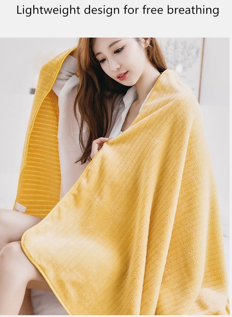 Microfiber Towel 90x160 cm 2 PCS Bath Towel Microfiber Soft, Durable and Light Weight  - Image 4