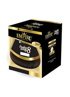 Sensationnel Sensationnel Empire bump weaving hairextension - feather wrap 8 inch human hair short bun weave styling (30 LIGHTAUBURN) 