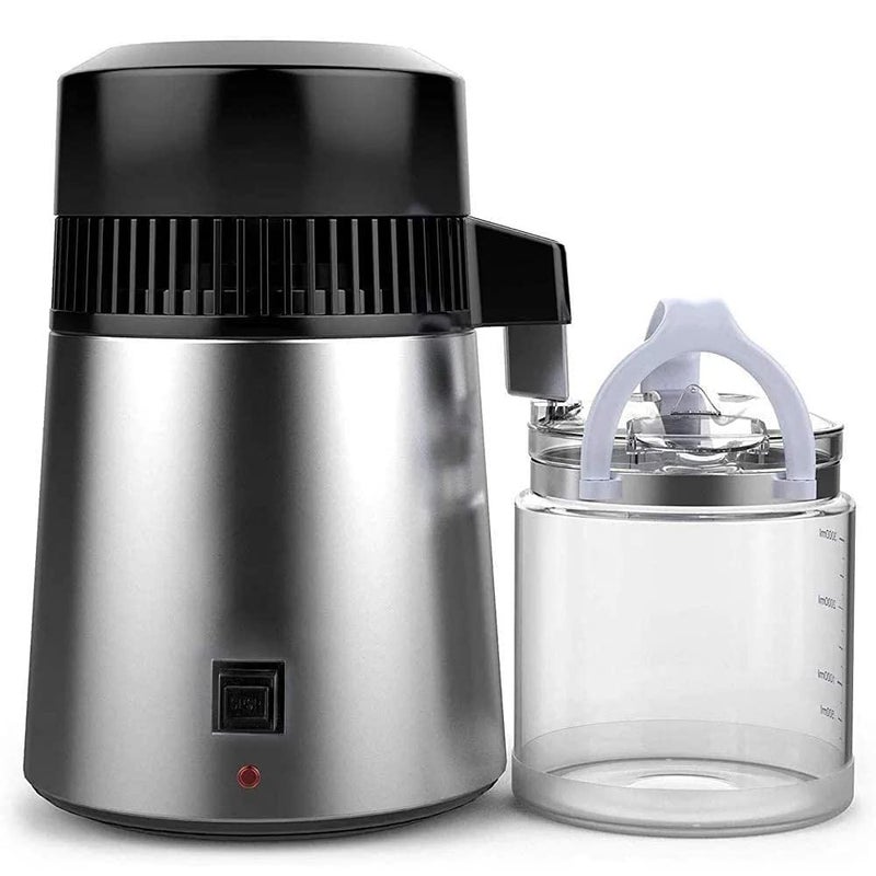 WALDENT Best 4L Water Distiller Stainless Steel Metal Bst009 for Dental and Multicolorpurpose Distillation - Image 1