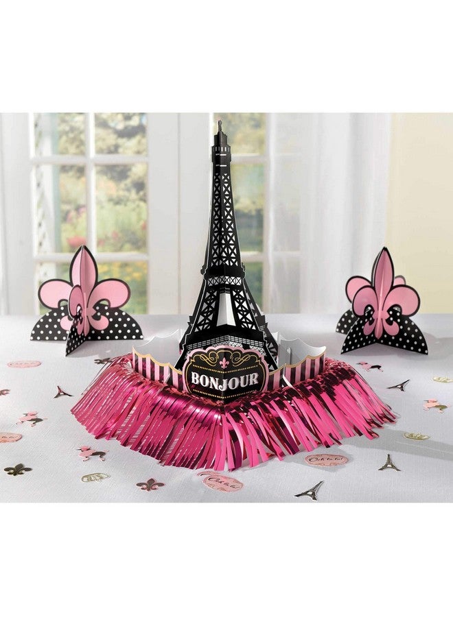 Amscan 280058 Amscan Day In Paris Table Decorating Kit One Size Multicolor
