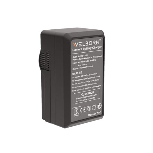 WELBORN NP-W126 Camera Battery Charger for Fujifilm X-T1 X-T2 X-T3 X-T10 X-T20 X-T30 X-T30 II X-T100 X-T200 X100F X100V X-S10 X-A5 X-A10 X-E4 X-Pro2 X-Pro3 - Image 3