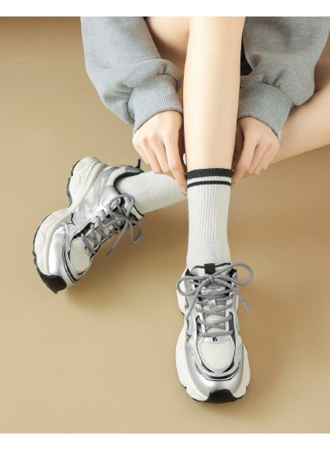 AME Fashion Comfortable Casual Dad Shoes For Women, 2025 Spring And Summer Ultra-light Anti-aging Platform Casual Shoes For Women - Image 1