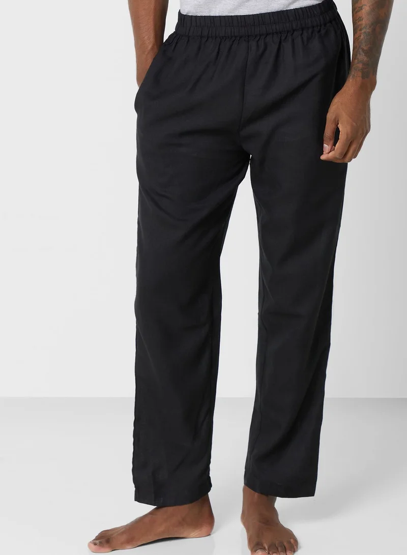 Robert Wood Linen Pyjama Set