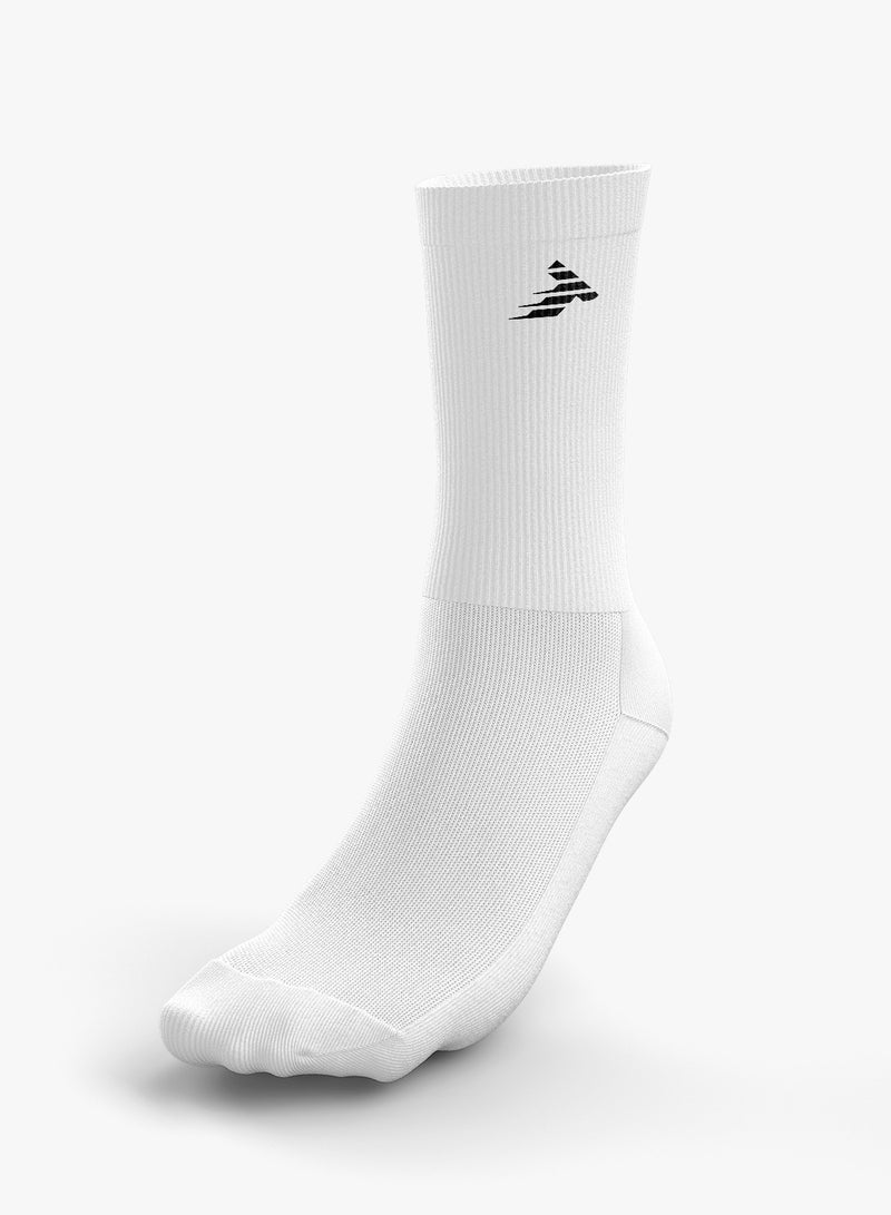 تمبو تيمبو جوارب متوسطة الطول - أبيض