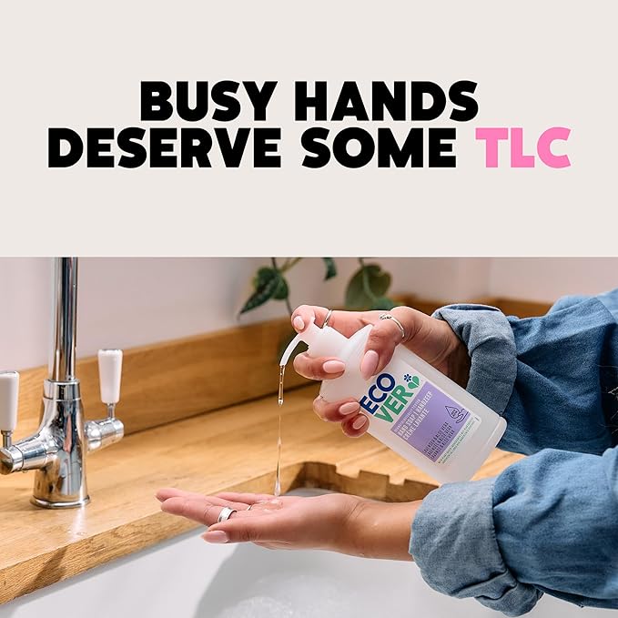 Ecover Hand Wash Hand Soap Refill Lavender and Aloe Vera Dermatologically Tested For Sensitive Skin 5L - Image 4