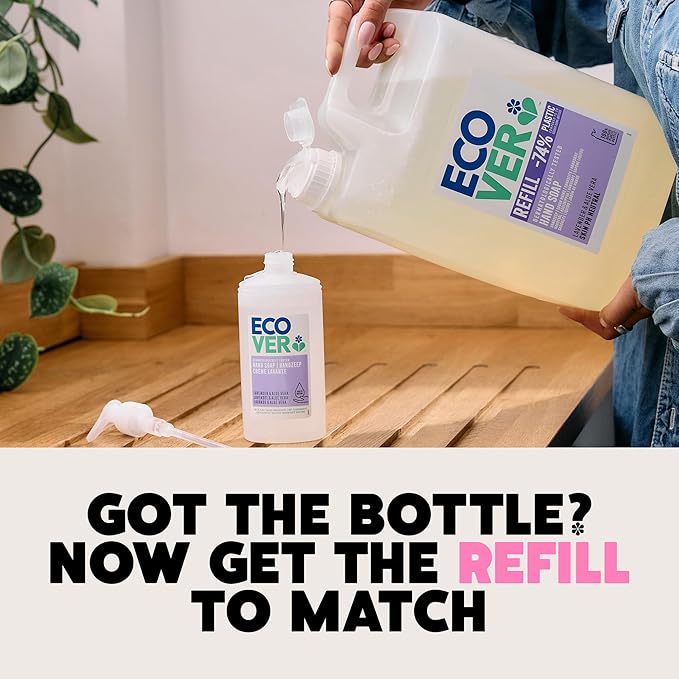 Ecover Hand Wash Hand Soap Refill Lavender and Aloe Vera Dermatologically Tested For Sensitive Skin 5L - Image 5