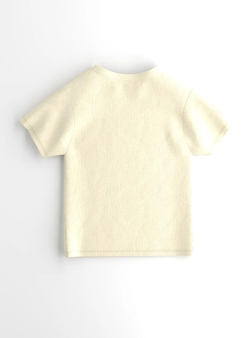نوتيناتي Nautinati Boys' Pack of 3 Cotton Graphic Print T-shirt