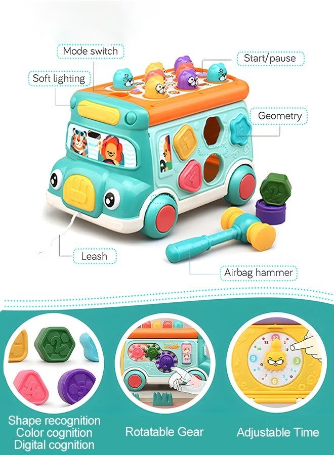 لعبة حافلة ذكية تعليمية للأطفال الصغار – لعبة تفاعلية للتعلم للفتيان والفتيات، تنمية القدرات الإدراكية ولعب ممتع - Image 2