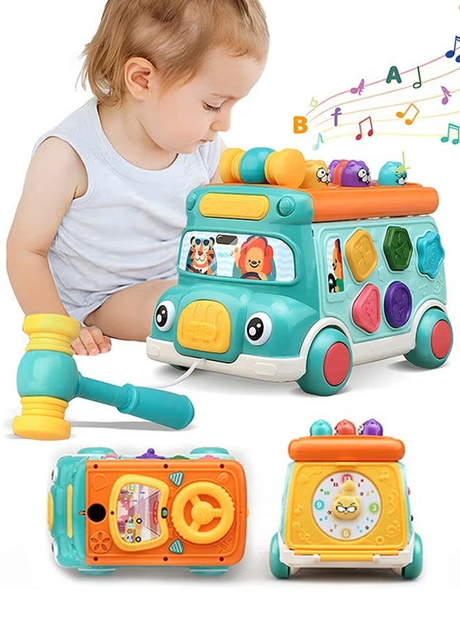 لعبة حافلة ذكية تعليمية للأطفال الصغار – لعبة تفاعلية للتعلم للفتيان والفتيات، تنمية القدرات الإدراكية ولعب ممتع - Image 1