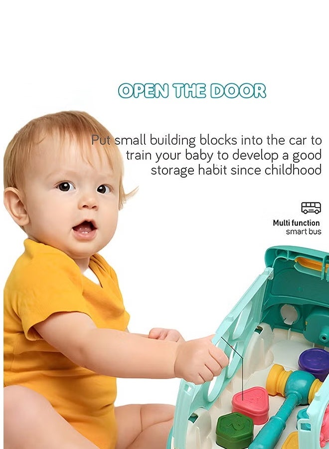 لعبة حافلة ذكية تعليمية للأطفال الصغار – لعبة تفاعلية للتعلم للفتيان والفتيات، تنمية القدرات الإدراكية ولعب ممتع - Image 4