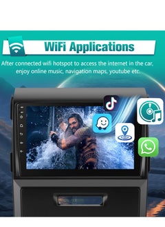 Junsun Car Stereo for Ford F150 2009 2010 2011 2012, Android 12 Radio Update with 9 inch HD Touchscreen Wireless Carplay Android Auto WiFi FM - 2G RAM 32G ROM  - Image 3