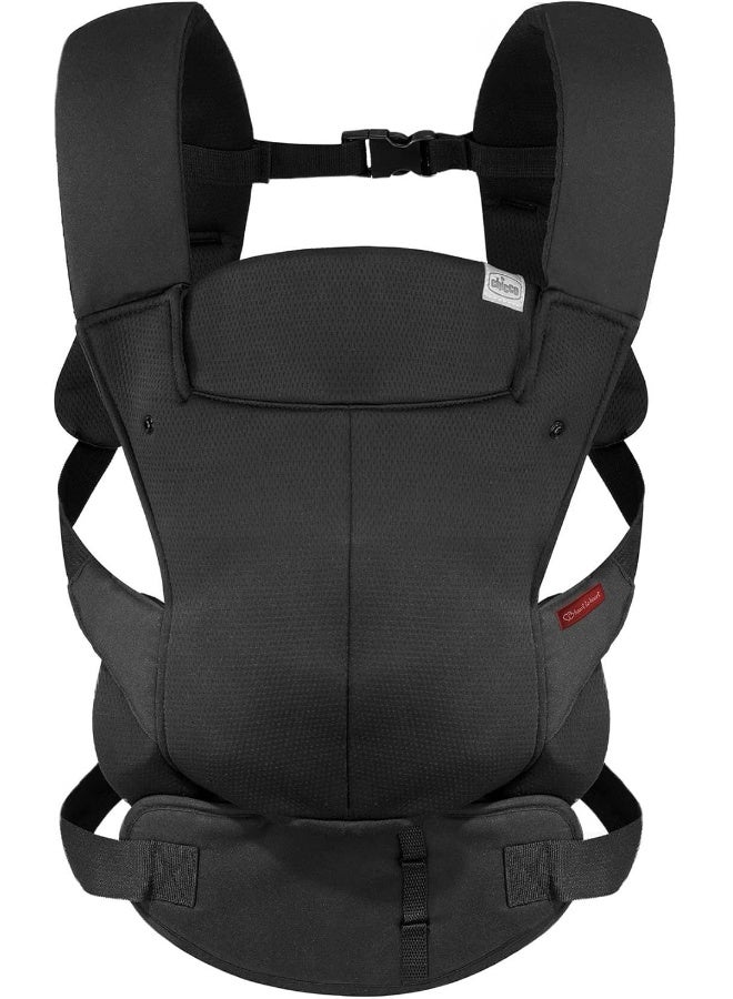 Chicco حاملة الأطفال Chicco SnugSupport 4 في 1، وضعيات حمل أمامية وخلفية، حقيبة ظهر للأطفال، حاملة أطفال من حديثي الولادة إلى toddlers، للأطفال من 7.5-33 رطل. | أسود/أسود - Image 2