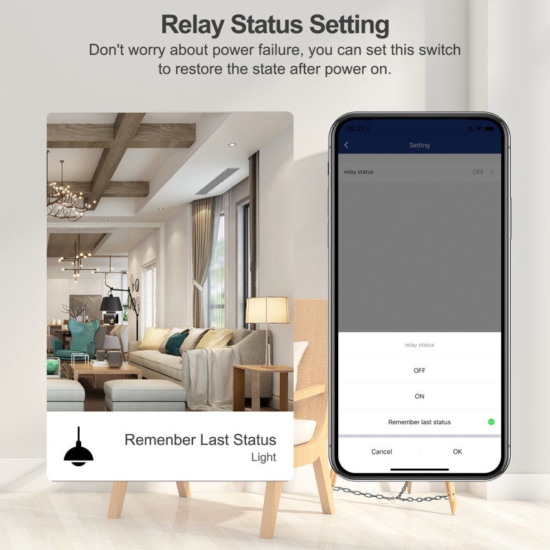 4CH Zigbee Mini Smart Switch Relay Module Support 2 Way Control Switch for Smart Home Automation, Google Home - Image 3