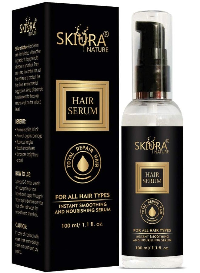 Skiura Nature Total Repair Hair Serum Enriched with Ferment and Almond Oil For Silky Smooth Hair, Tangle Free and Frizz Free- 100 ML - Image 1