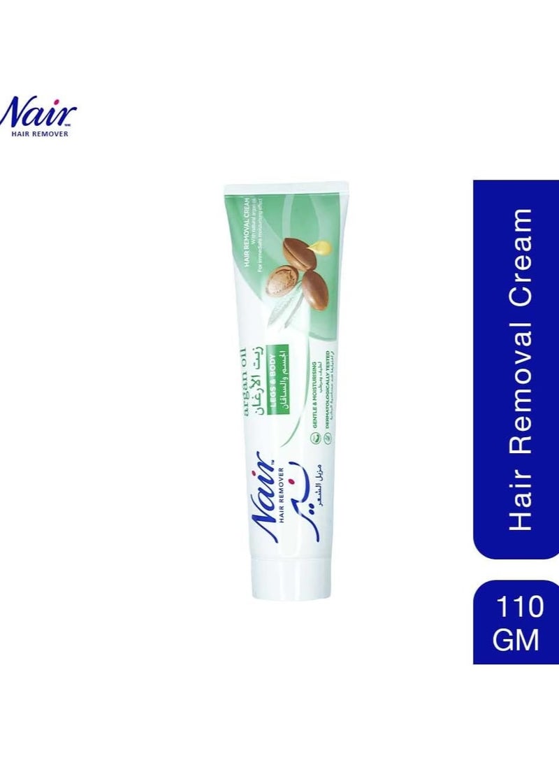Nair Hair Cream Remover Argan Oil, 110g - Image 1