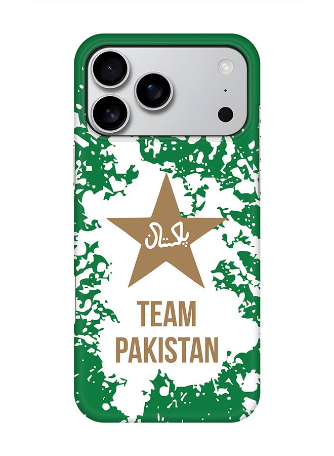 Stylizedd For iPhone 17 Pro Max,Case, [Compatible with MagSafe] Magnetic cover Slim fit Protection Matte, - Team Pakistan