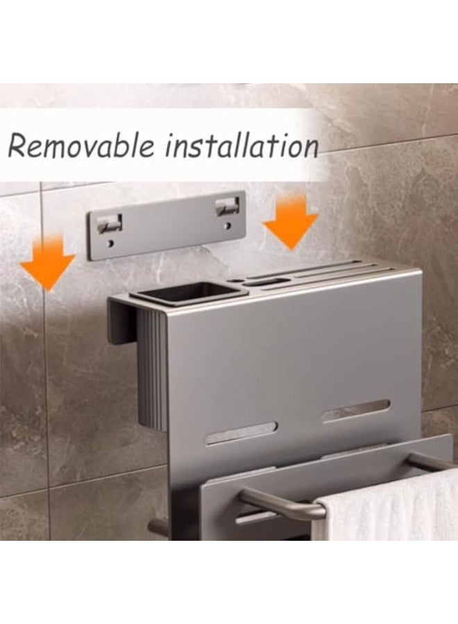 Arabest Cutting Board Holder,Kitchen Multi- Storage Rack,Drain Tray Utensil Holders with Towel Rack,Knife Block Holder,Kitchen Organizer Rack for Cabinet and Countertop - Image 5