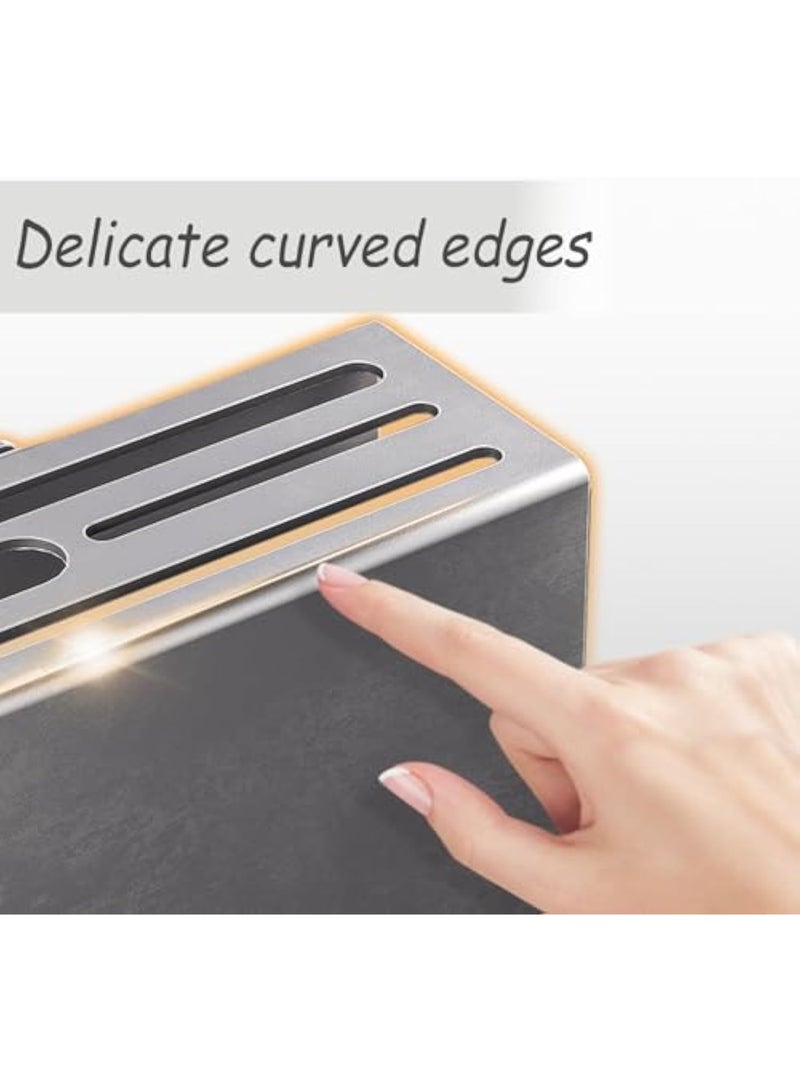 Arabest Cutting Board Holder,Kitchen Multi- Storage Rack,Drain Tray Utensil Holders with Towel Rack,Knife Block Holder,Kitchen Organizer Rack for Cabinet and Countertop - Image 2