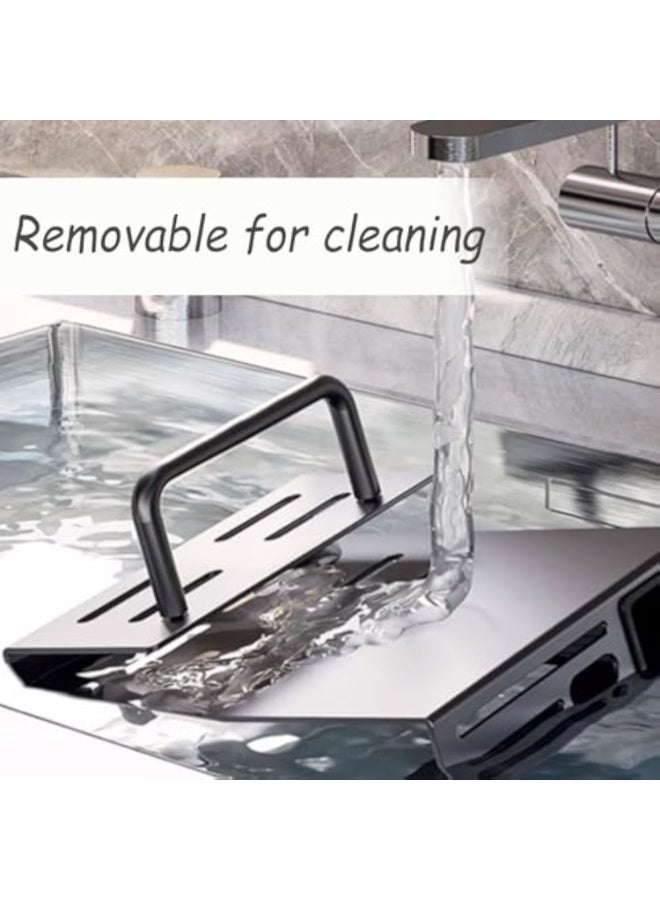 Arabest Cutting Board Holder,Kitchen Multi- Storage Rack,Drain Tray Utensil Holders with Towel Rack,Knife Block Holder,Kitchen Organizer Rack for Cabinet and Countertop - Image 3