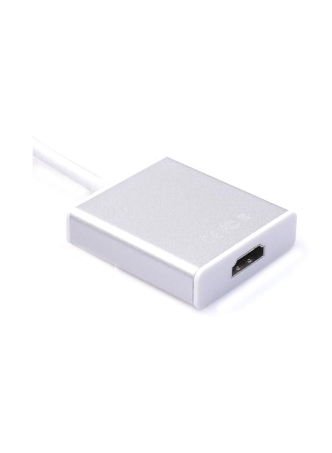 NIBEMINENT USB 3.1 Type C USB-C to HDMI Adapter 1080P or 4K Resolution For Macbook 12 inch White/Silver - Image 5