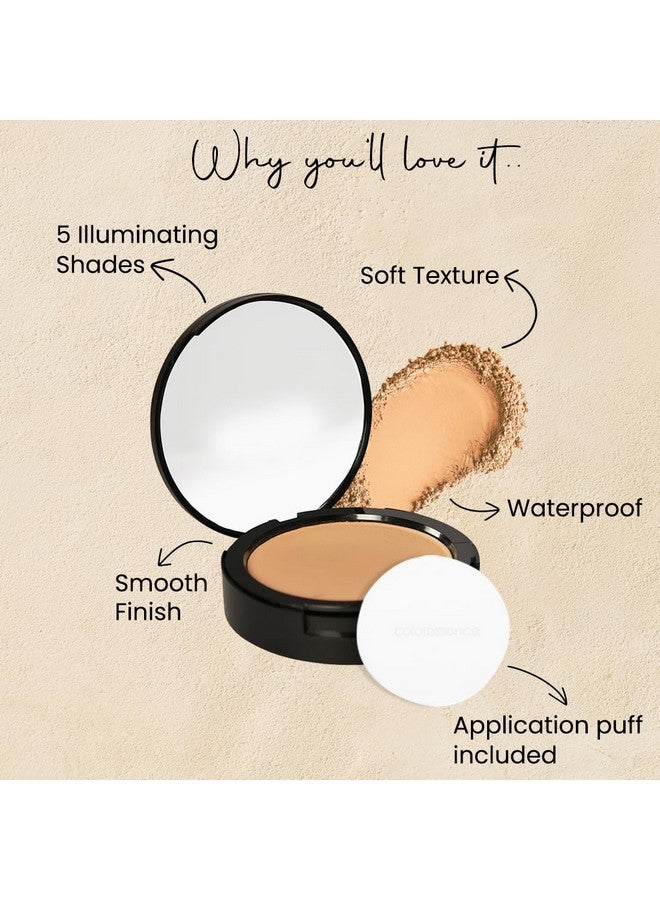 كالرسينس بودرة مضغوطة ستارليت مع نفخة تطبيق مجانية | بودرة تثبيت المكياج | بيكنج باودر للمكياج | بودرة مضغوطة غير لامعة |خفيفة الوزن | بودرة الوجه للتحكم في الزيت | داكن - Image 3