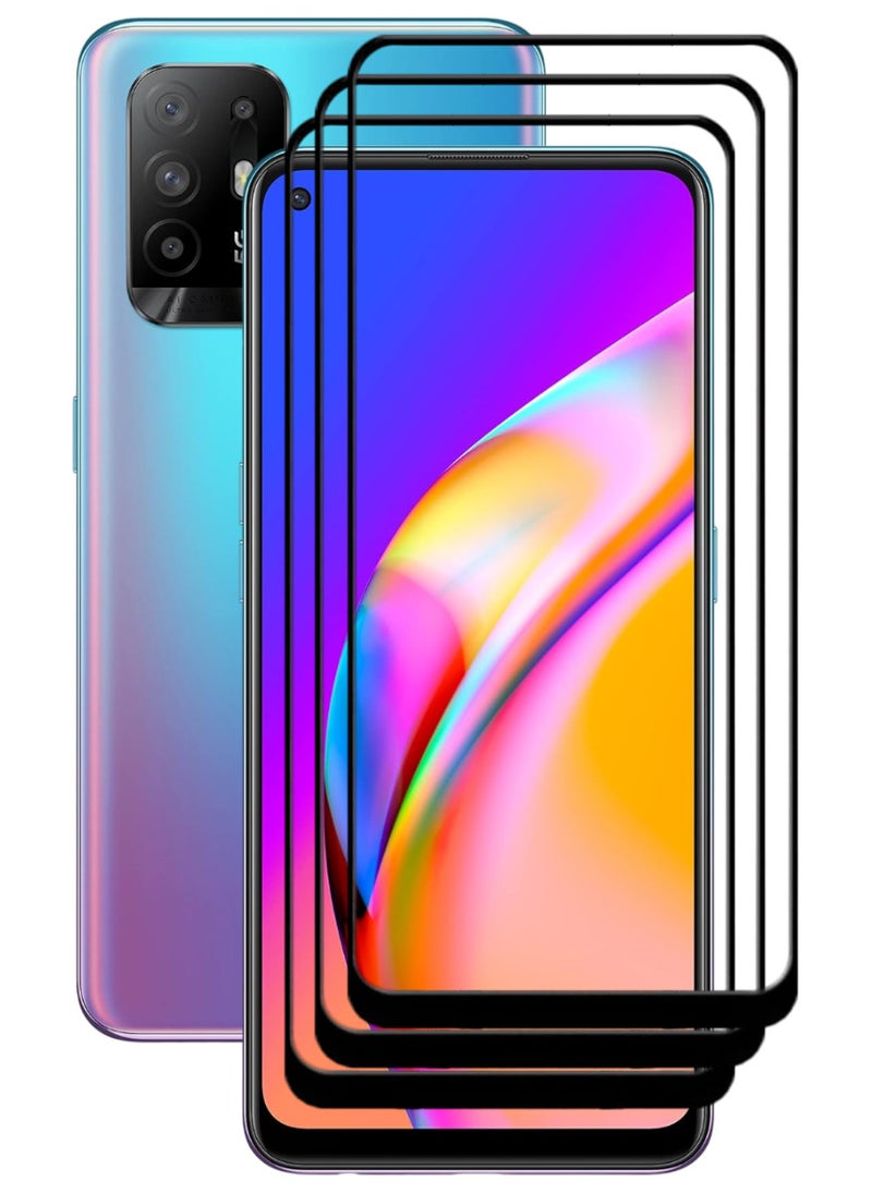 ACLIX 3 Pieces Antistatic ESD Dustproof Premium Quality High Definition Tempered Glass Screen Protector Designed For Oppo A94 5G - Image 1