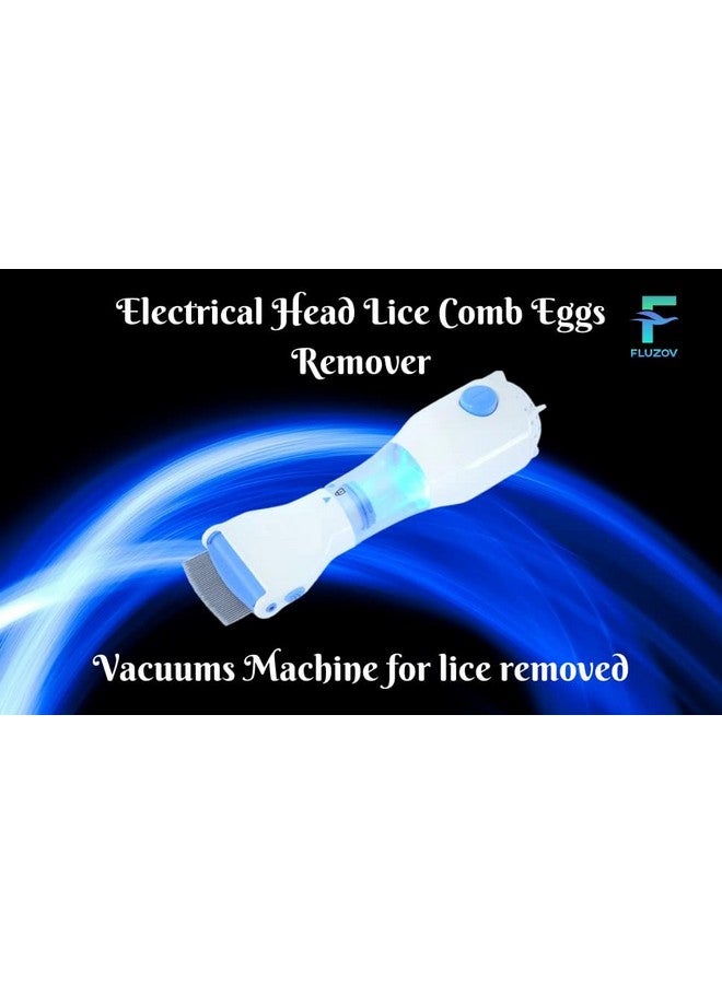 Elrinza Electrical Head Lice Comb Lice Solution Chemical Free Kills Head Lice Capture Lice Removal Treatment Lice Combs and Vacuums Machine for lice removed from Head V-Comb