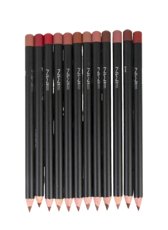NWK 10 Sets Multicolour Lip Liner 12 Pieces - Image 2