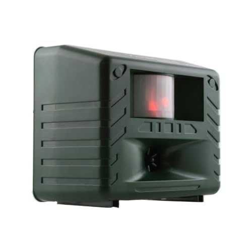 Bird-X Yard Gard, Electronic and Ultrasonic Animal Stopper Device with Motion-Sensor, Easy to Install, Covers up to 4,000 sq. ft., 15-25 kHz Frequency, 6.75" x 5.5" x 3.5" - Image 1