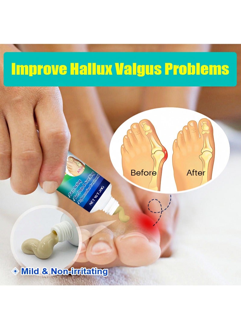 كاني إتش بي قطعتان من كريم تخفيف آلام الورم، كريم تخفيف آلام النقرس، كريم تصحيح أروح إبهام القدم - Image 5