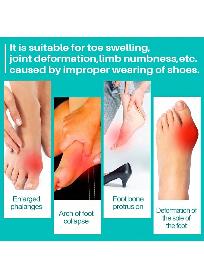 كاني إتش بي قطعتان من كريم تخفيف آلام الورم، كريم تخفيف آلام النقرس، كريم تصحيح أروح إبهام القدم - Image 2