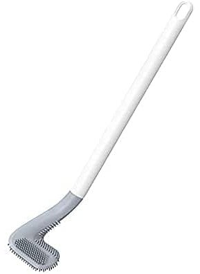 TOP SELECT TOP SELECT PCS Long Handled Golf Toilet Brush, Golf Toilet Brush Set, Bathroom Silicone Toilet with 360° Flexible Bendable Brush Deep Cleaning, Silicone Golf Toilet Brush with Hook (1, Small)  - Image 1