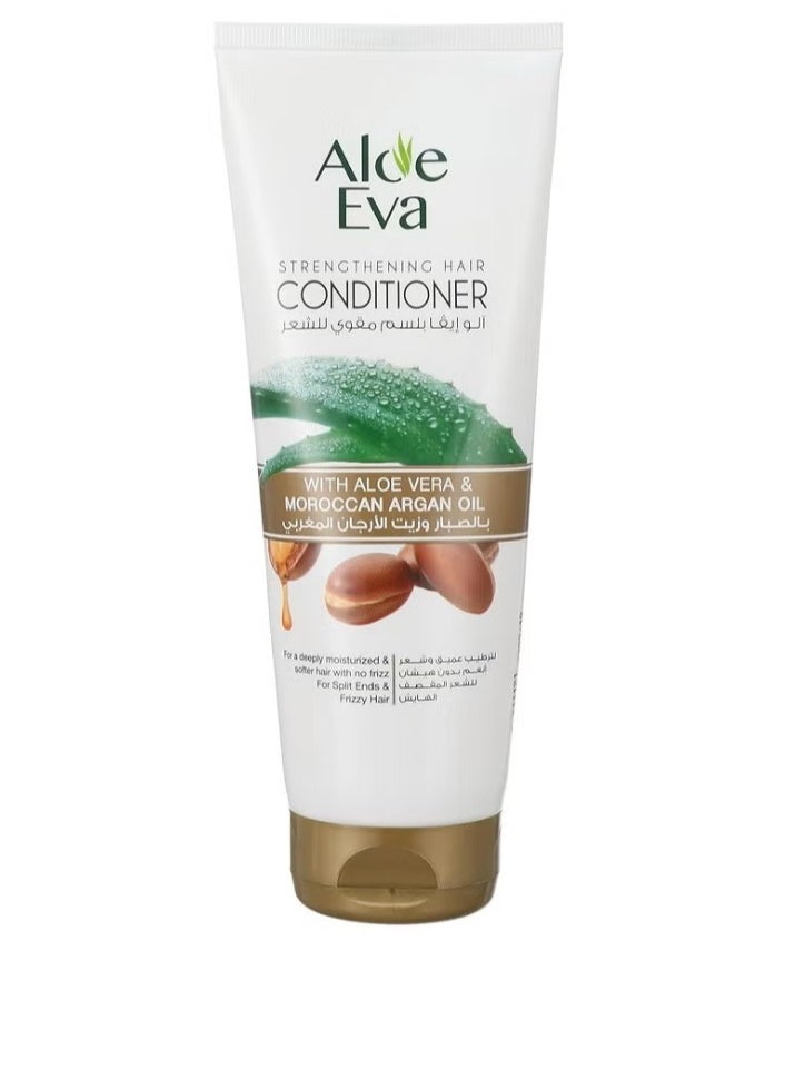 Aloe Eva Strengthening Hair Conditioner With Aloe Vera -Moroccan Argan oil  - Image 1