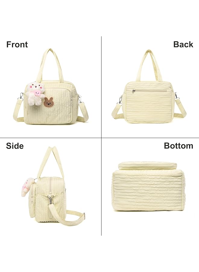 erorex Baby Diaper Bag Tote Mommy Bag Cute Baby Nappy Bag Travel Diaper Tote Maternity Bag Multifunction - Image 3