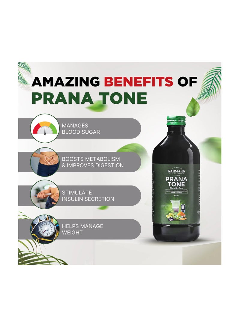 KAR Mark karmark Prana Tone for Diabetic care 450ml - Image 2