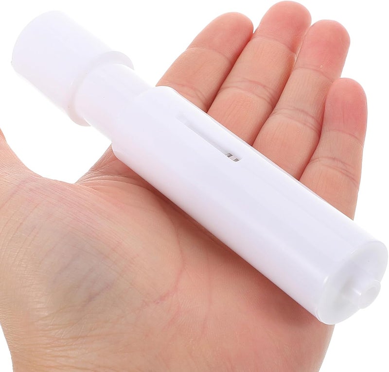 2pcs Extendable Toilet Paper Rod Replacement for Inserted Style Tissue Box Parts, Thickened Ceramic Spindle with Spring Support, Bathroom Toilet Paper Holder Accessories - Image 1