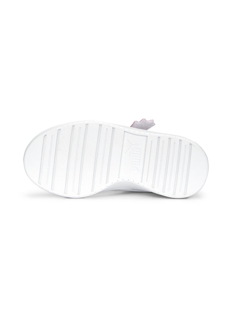 PUMA MATES Caven Kids Unisex White Sneakers - Image 4